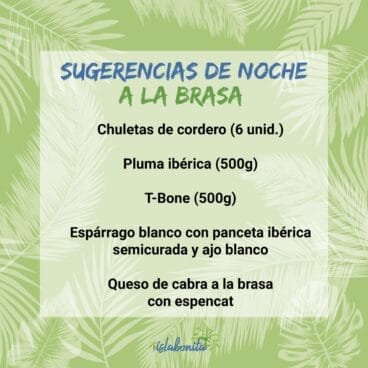 Sugerencias de noche – Isla Bonita
