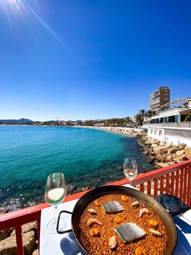 Imagen: Arroz junto al mar en Jávea - Cala Bandida