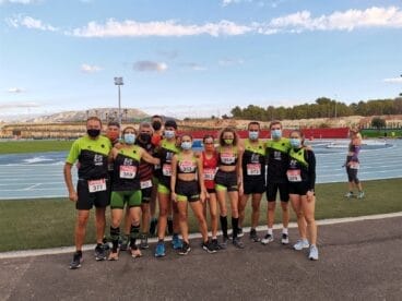 Atletas del C.A. Llebeig en La Nucía