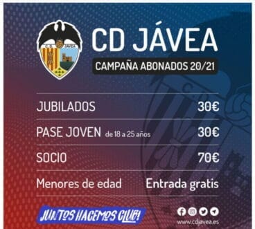 Campaña abonados CD Jávea