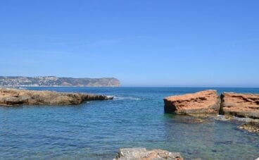 El Cap de Sant Antoni visto desde Cala Blanca en Xàbia
