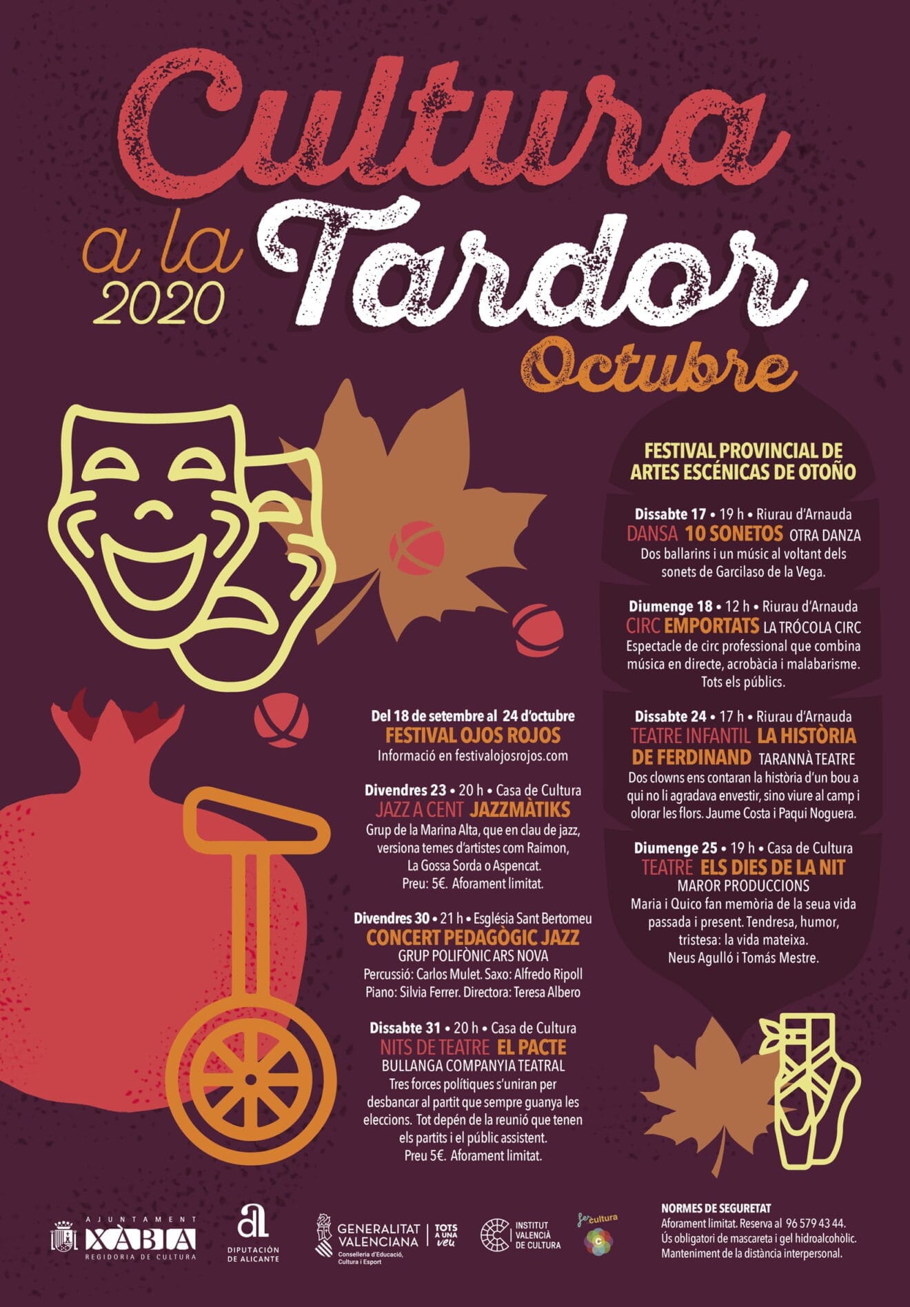 Cartel programación de Cultura