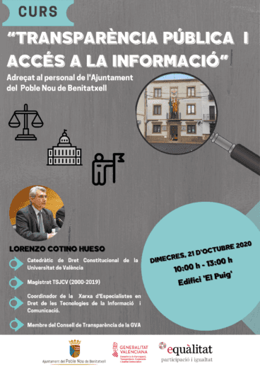 Curso de Transparencia El Poble Nou de Benitatxell
