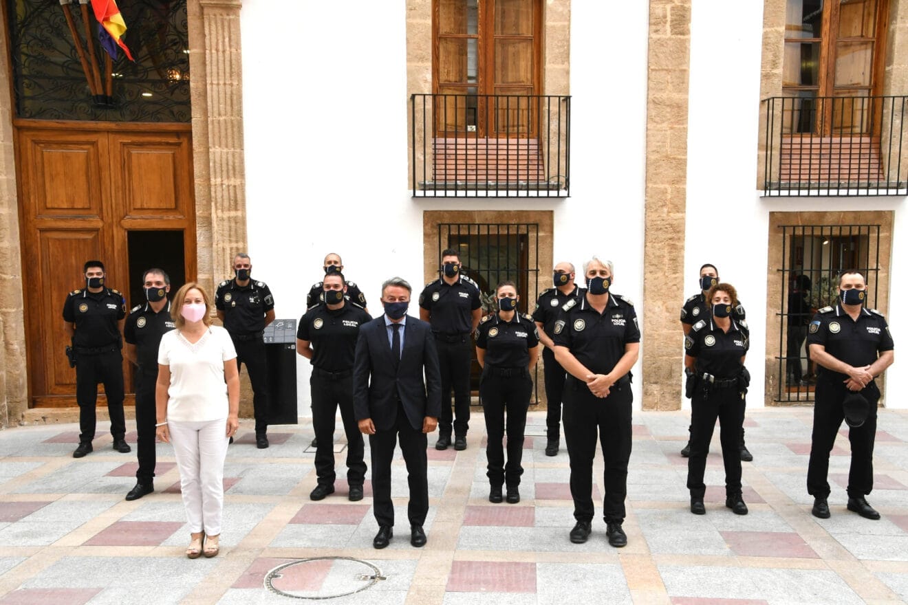 Distinciones por antigüedad de la Policía Local de Xàbia