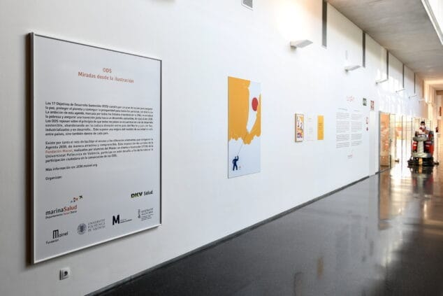 Imagen: Exposición en el Hospital de Dénia