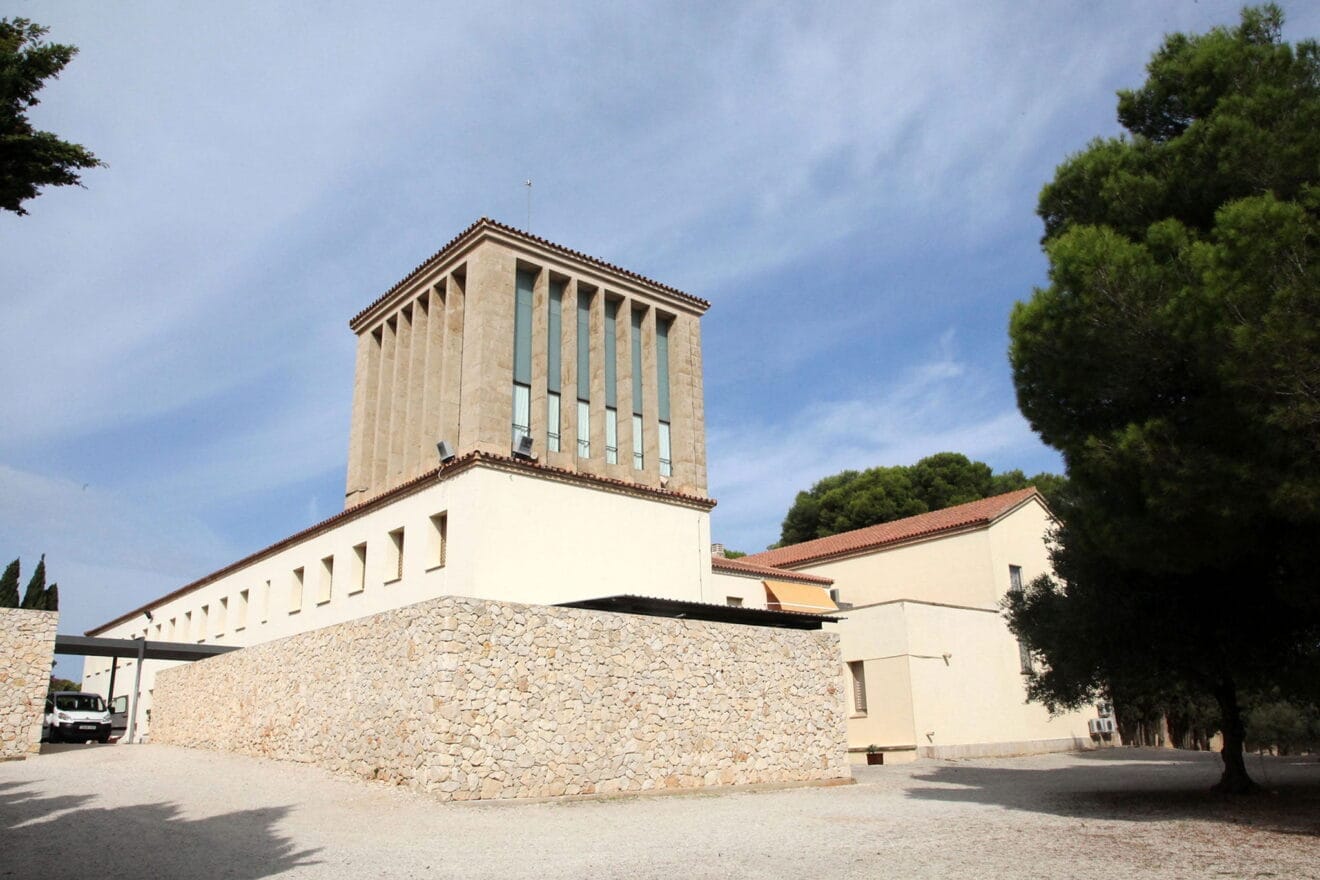 Vista exterior del Santuari de la Mare de Déu dels Àngels de Xàbia