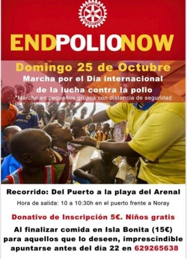 Marcha contra la polio