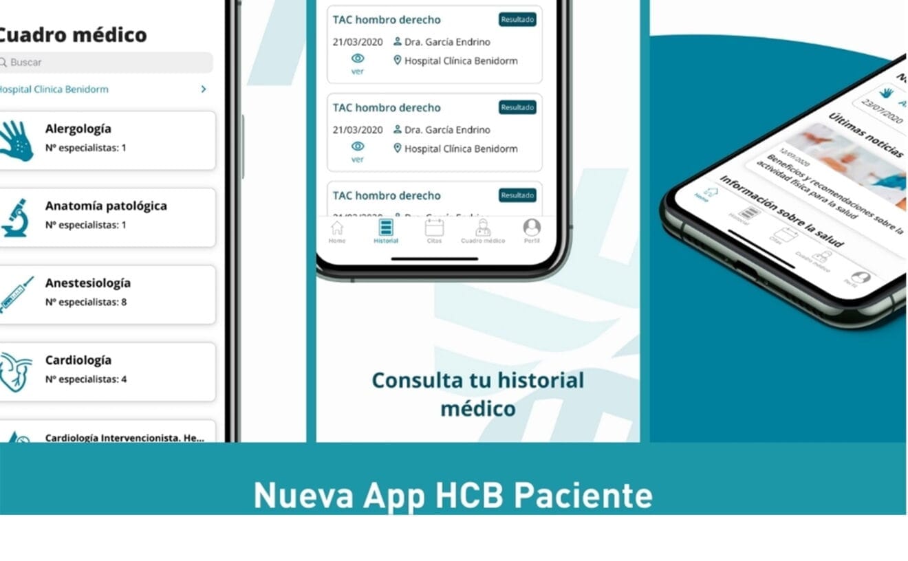 Nueva App de Hospital Clínica Benidorm (HCB)