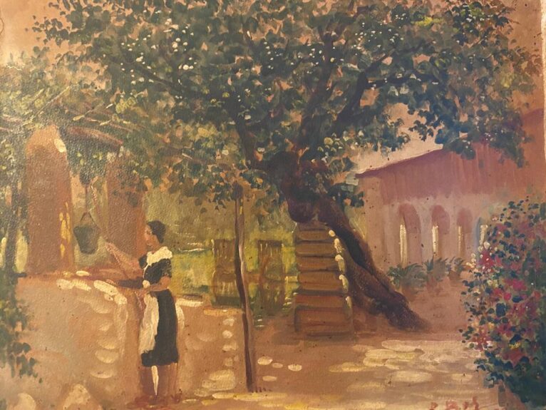 Oleo pintado por Pedro Bas Codina en 1939