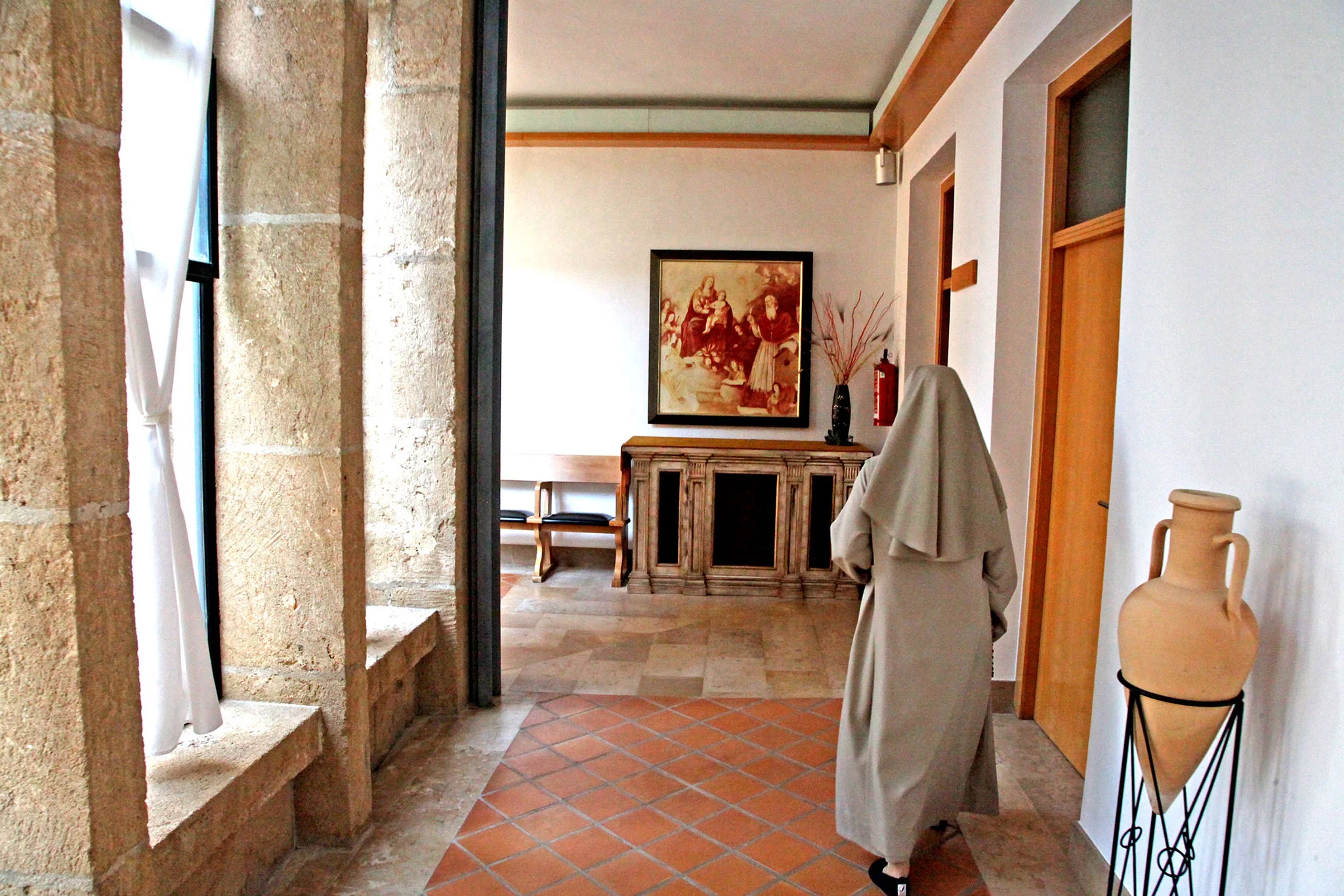 Religiosa de la Casa Diocesana en el Monasterio de la Plana de Jávea