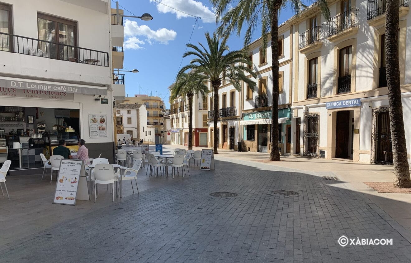 Terrazas de bares en Xàbia