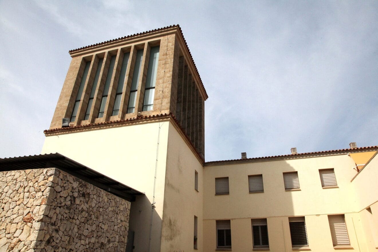 Torre campanario del Santuari de la Mare de Déu dels Àngels de Xàbia