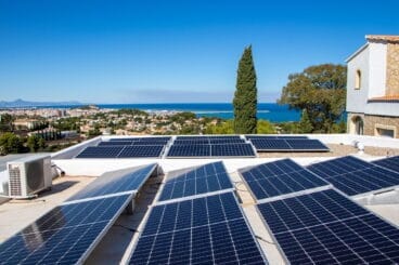 Vista de placas solares – Sun & Projects