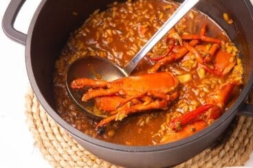 Arroz meloso de bogavante en Jávea