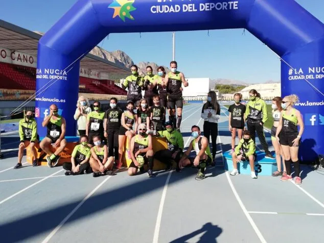 Imagen: Atletas del Club Atletisme Llebeig