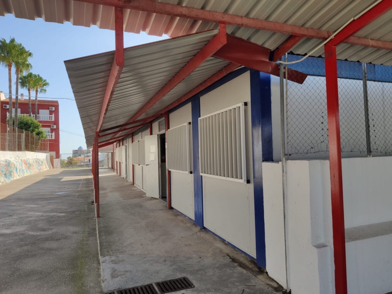 Aulas prefabricadas en el CEIP Santa María Magdalena de Benitatxell