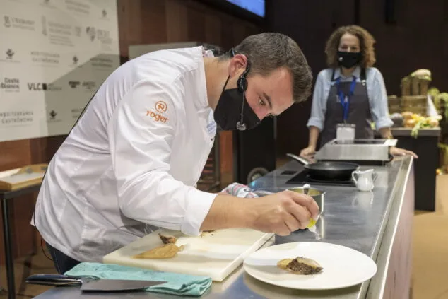 Imagen: Borja Susilla de Tula en la Feria Gastronómica