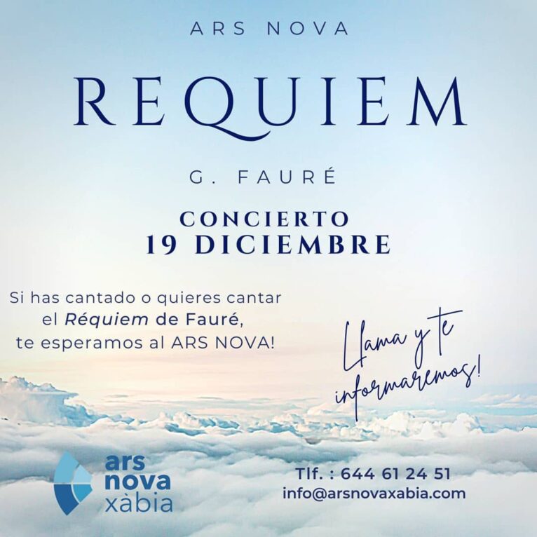 Cartel del concierto de Ars Nova