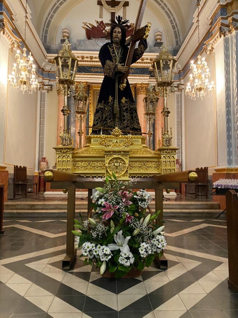 Imagen del Jesús Nazareno en la Ermita del Calvario de Jávea