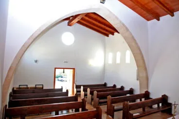 Interior de la Ermita de Sant Sebastià de Xàbia  | Imagen: Tino Calvo