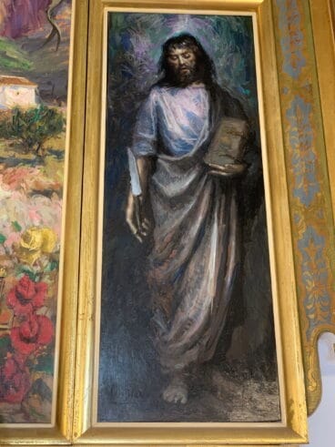 Lienzo en la Ermita del Pòpul de Jávea | Imagen: Tino Calvo