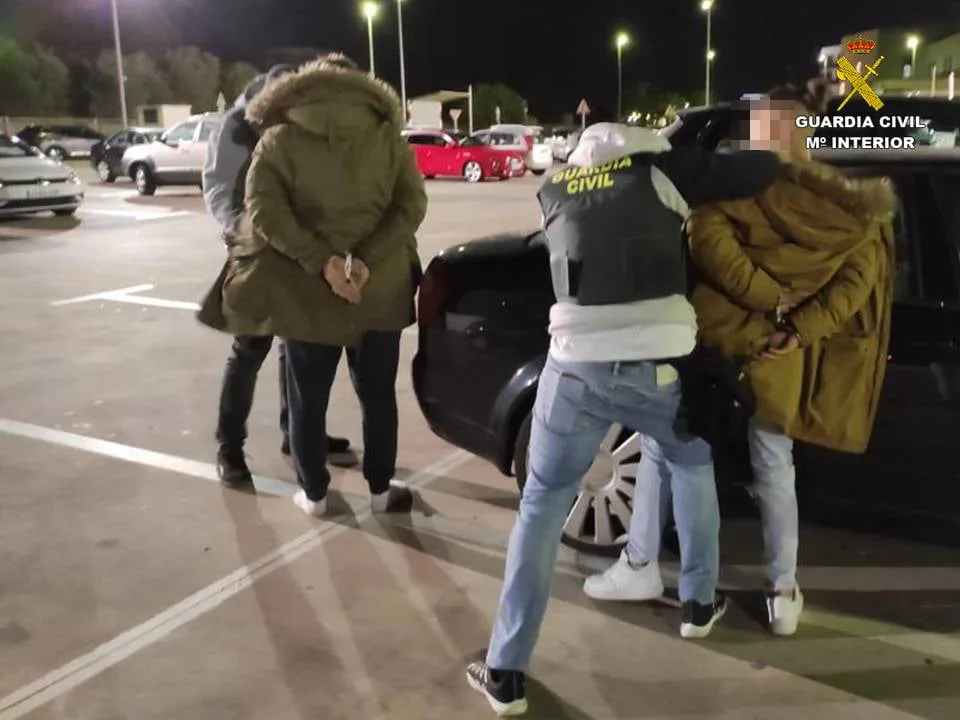 Momento de la detención