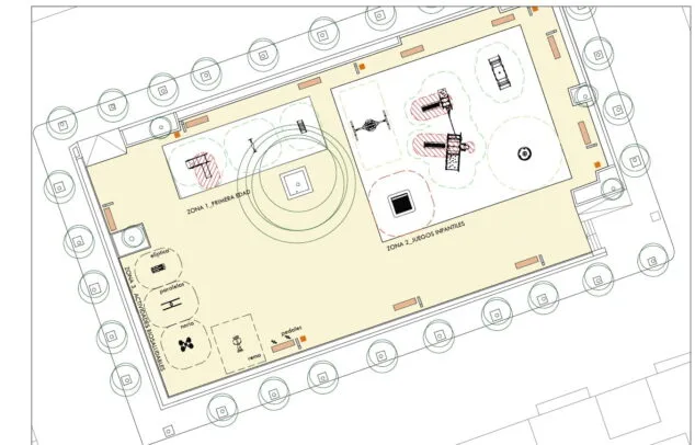 Imagen: Plano de remodelación del Parque del Freginal