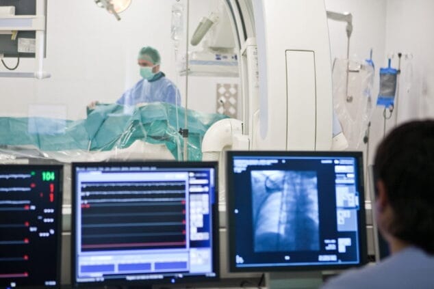 Imagen: Pruebas médicas en el Hospital de Dénia