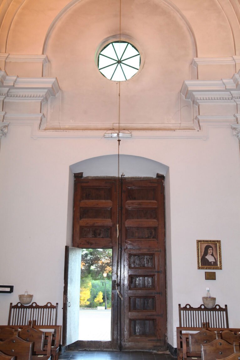Door of the Hermitage of Christ of Calvary in Jávea