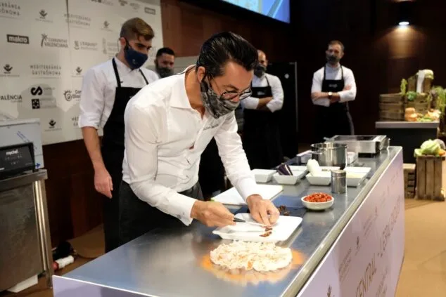 Imagen: Quique Dacosta en Gastrónoma Valencia 2020