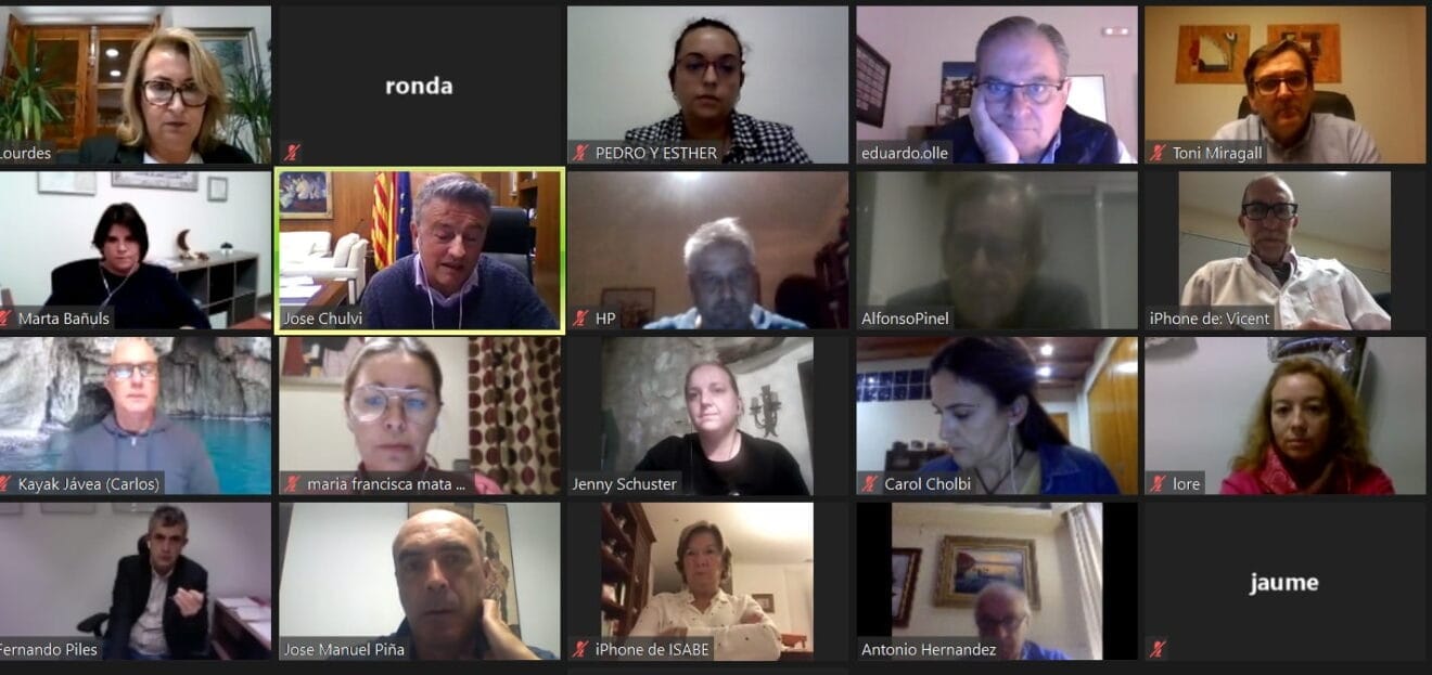 Reunión telemática del Consell de Turisme