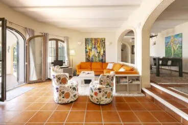 Salón de una casa de vacaciones en Jávea – Quality Rent a Villa