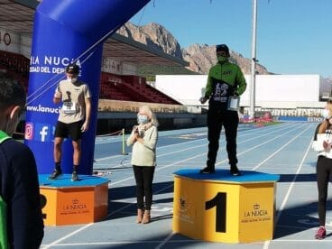 Vicente Soldevila en lo más alto del podio