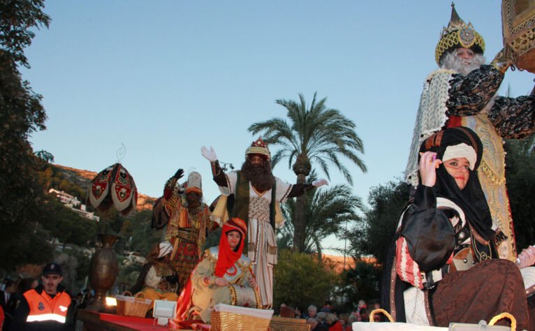 Carroza de la Cabalgata de Reyes de Xàbia (2020)
