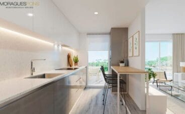 Cocina de una vivienda del Residencial Unic, obra nueva en Jávea – MORAGUESPONS Mediterranean Houses
