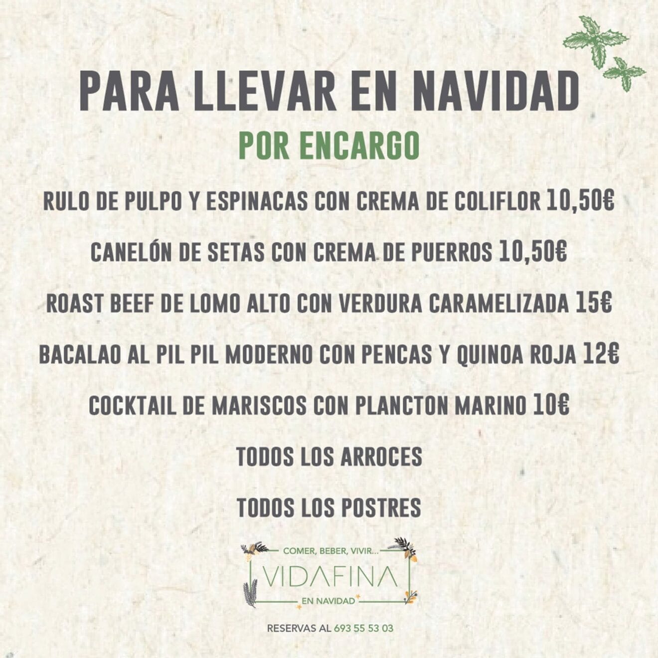 Comida para llevar en Jávea esta Navidad - VidaFina