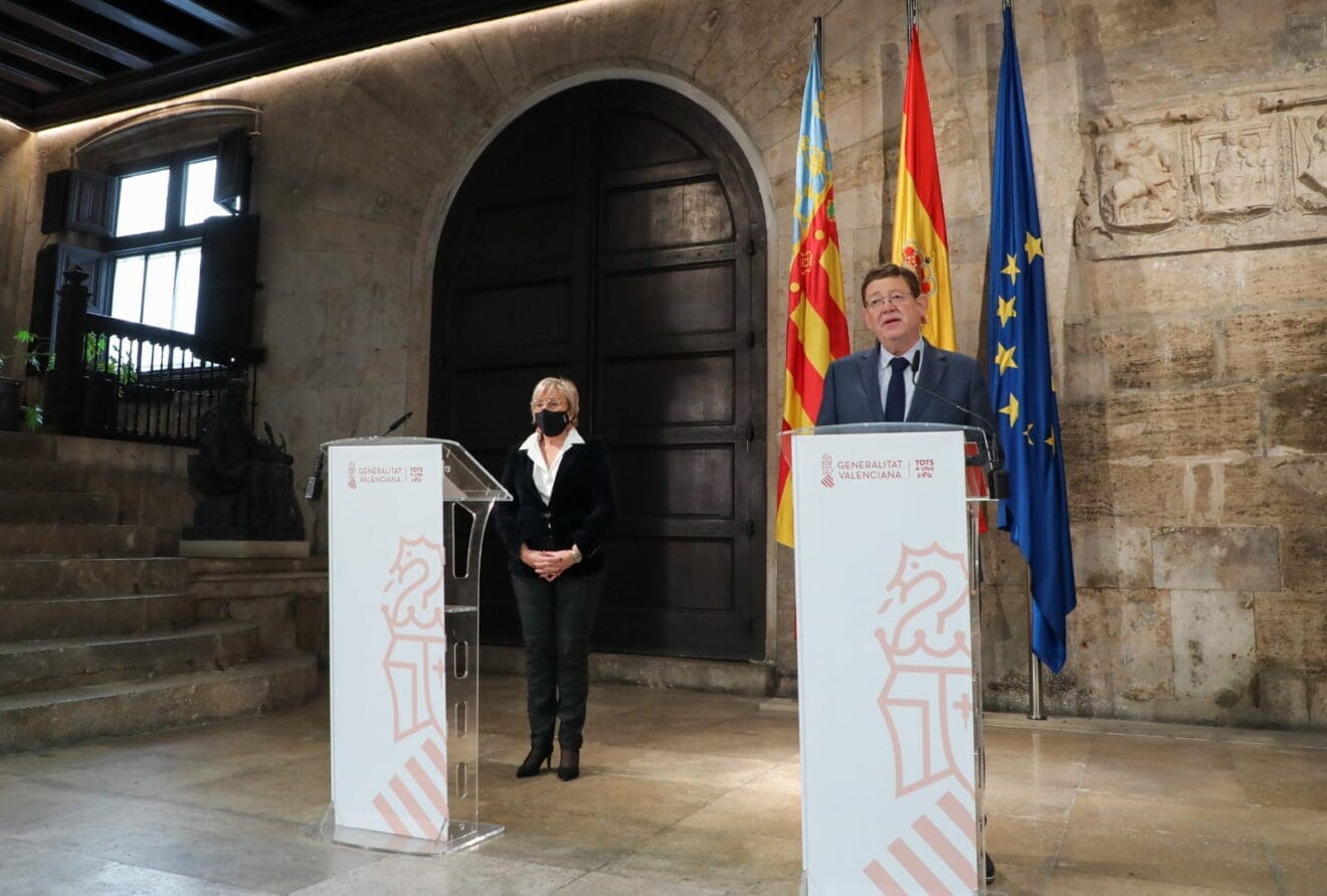 Comparecencia Ximo Puig y Ana Barceló