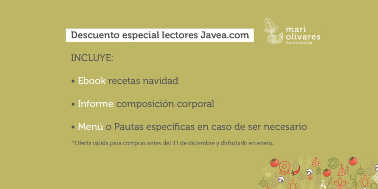 Descuento especial para los lectores de Jávea.com - Dietista-Nutricionista Mari Olivares
