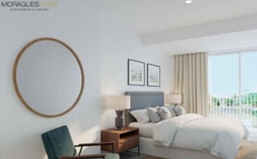 Habitación de una vivienda del Residencial Unic, obra nueva en Jávea – MORAGUESPONS Mediterranean Houses