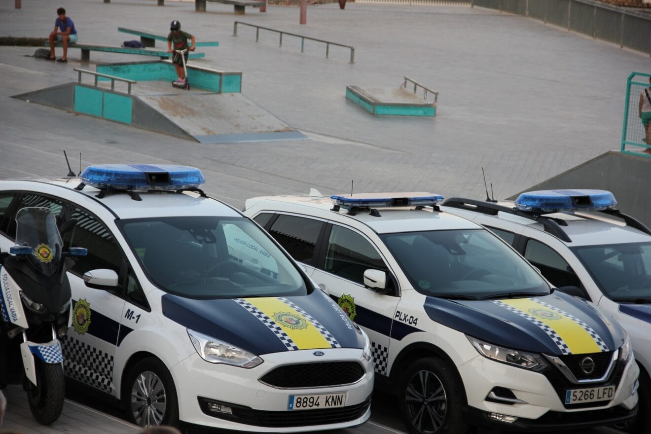 Vehículos de la Policía Local de Xàbia