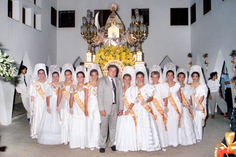 Mayoralesas de 1988. Foto archivo Vicent Ferrer
