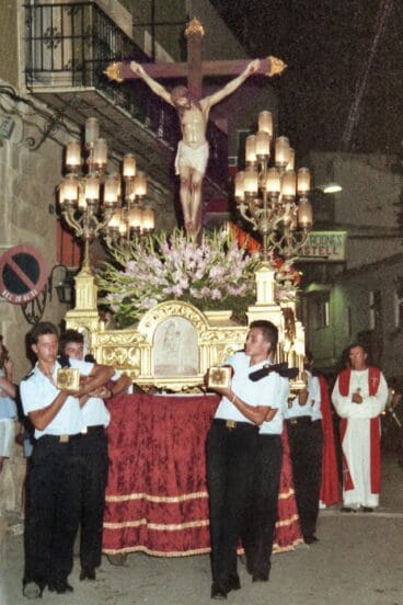 Procesión del Cristo del Mar en 1987