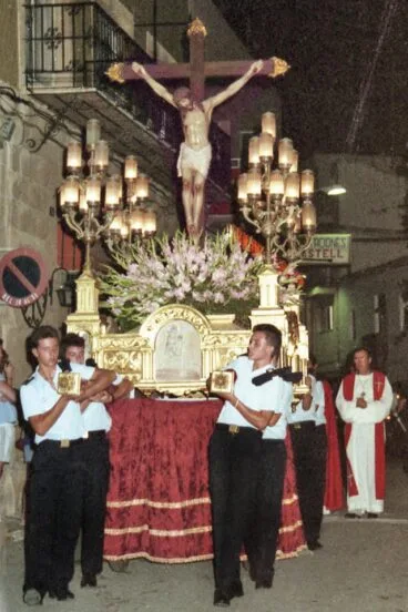 Procesión del Cristo del Mar en 1987