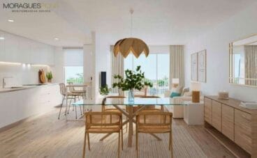 Salón de una vivienda del Residencial Unic, obra nueva en Jávea – MORAGUESPONS Mediterranean Houses