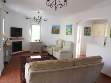 Vista del salón de un bungalow en venta en La Sella – Promociones Denia S.L.