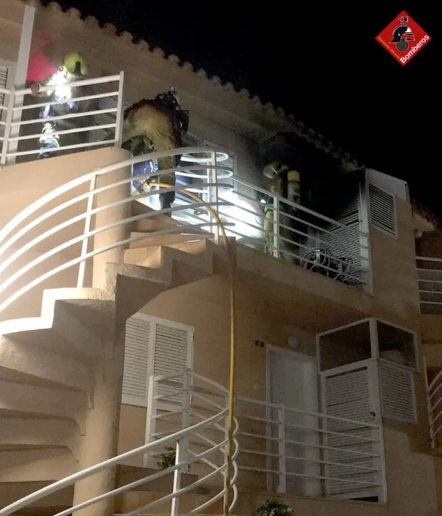 Imagen: Vivienda donde se originó el incendio