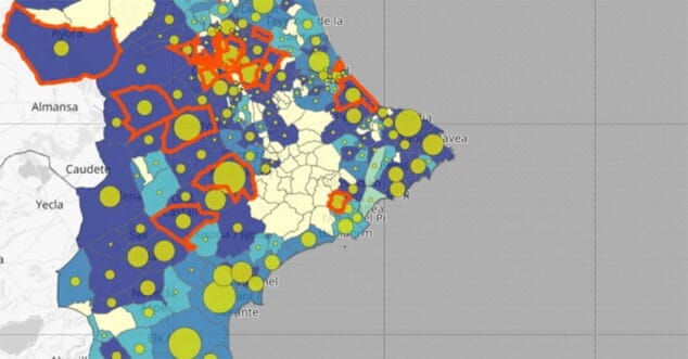 Imagen: Actualización de coronavirus por municipio del 8 de enero