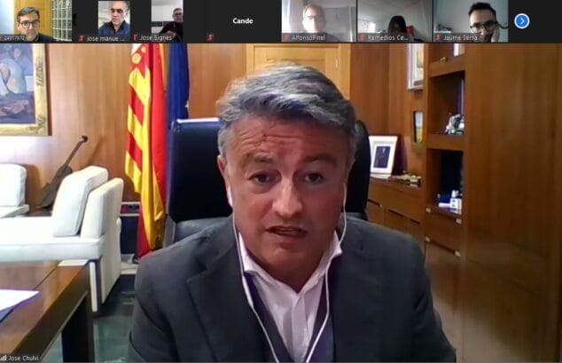 Imagen: El alcalde de Xàbia se reúne con los empresarios