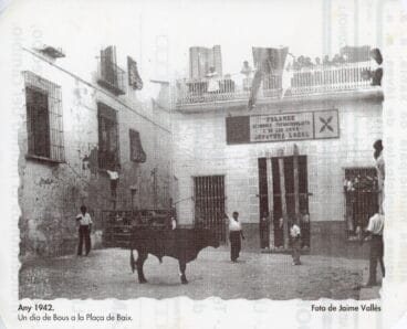 Foto antigua de la Casa Falange-Foto AMX