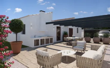 Garaje de un chalet en venta en Dénia, en Les Marines – Lucas Graf Projects